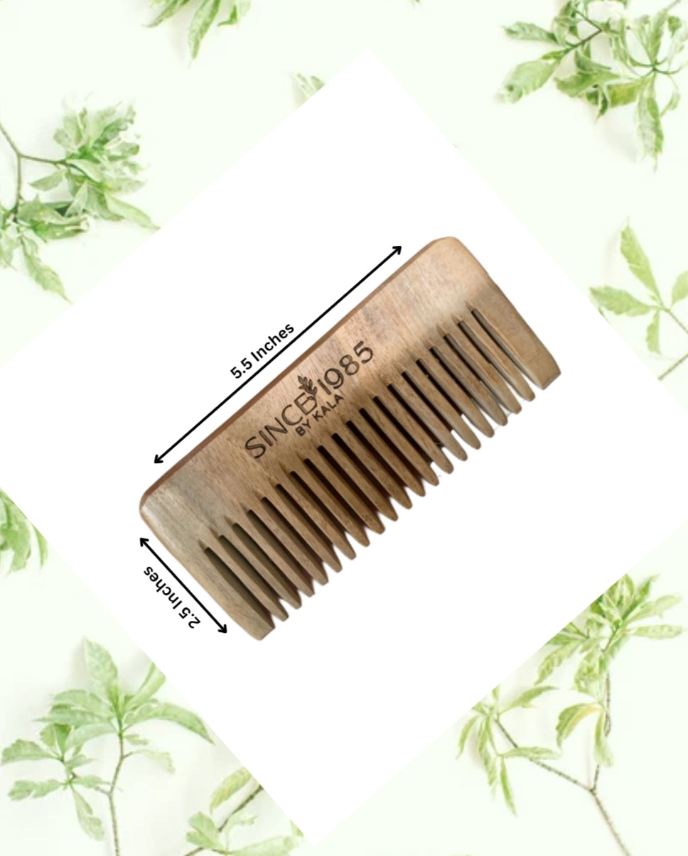 Authentic 100% Pure (Neem Comb)5.5in Inches