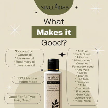 SINCE 1985 Herbal Hair Oil | 100%Natural